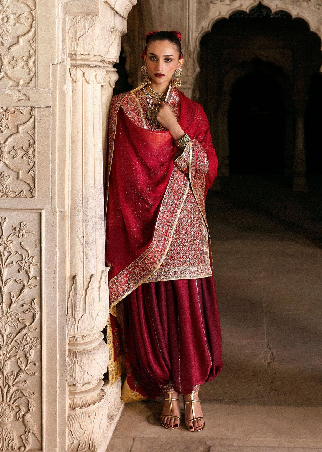 Hussain Rehar | Luxury Pret AW 25 | Crimselle