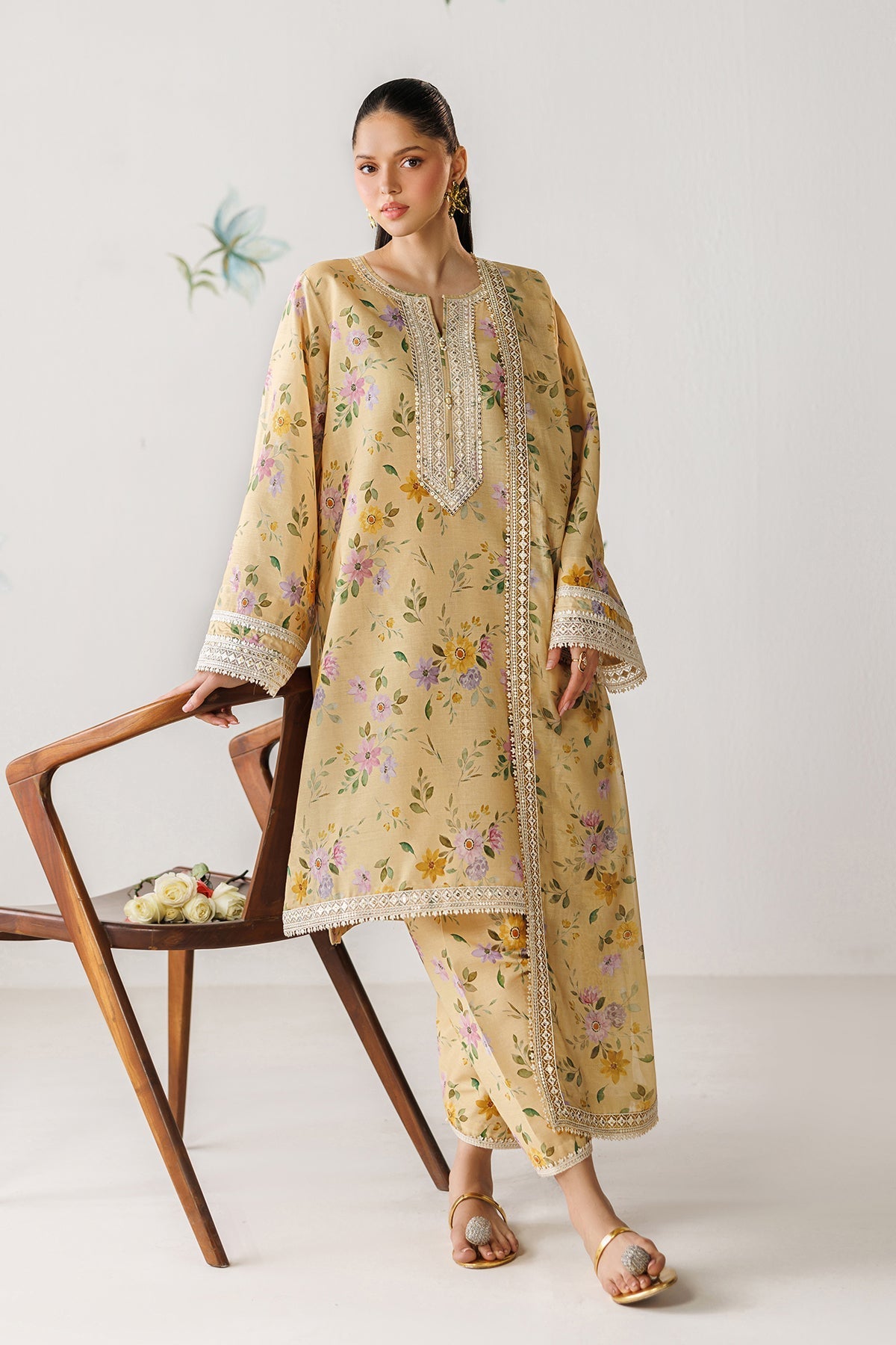 Baroque | Embroidered Lawn | SF-4416