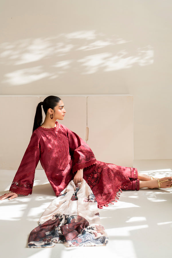 Baroque | Luxury Pret 24 | LAWN UF-676 - House Of Anaya