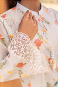 Cross Stitch | Eid Lawn 24 | AQUA GLAZE - House Of Anaya
