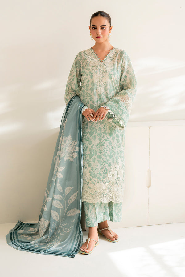 Baroque | Luxury Pret 24 | LAWN UF-677 - House Of Anaya
