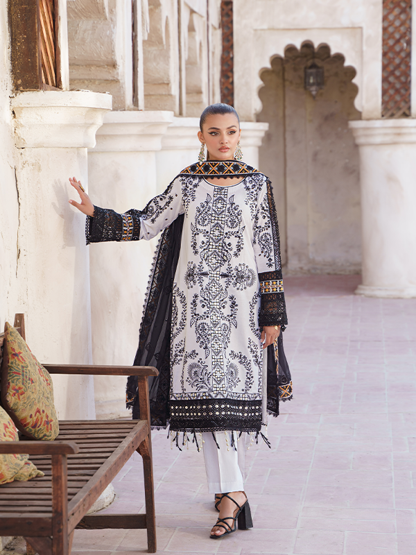 Zebtan | Zeenat Luxury Lawn Eid Collection | ZL 10 - House of Zarish