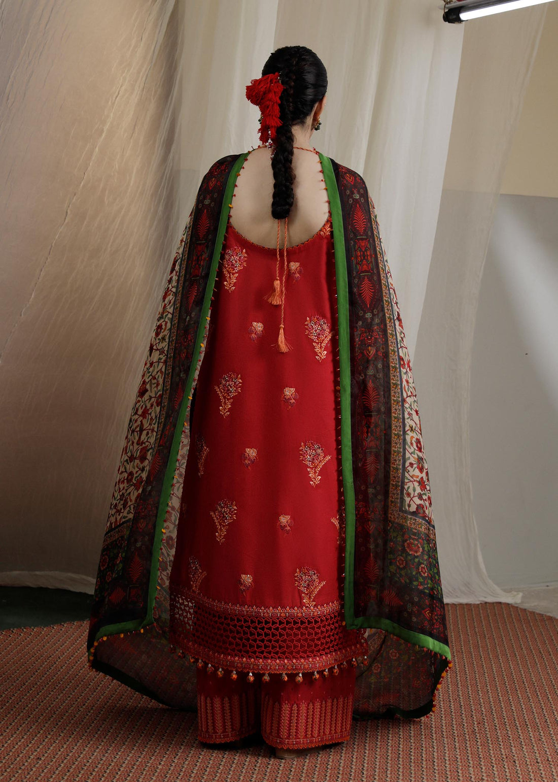 Hussain Rehar | Lawn SS 2023 | Berry - House Of Anaya