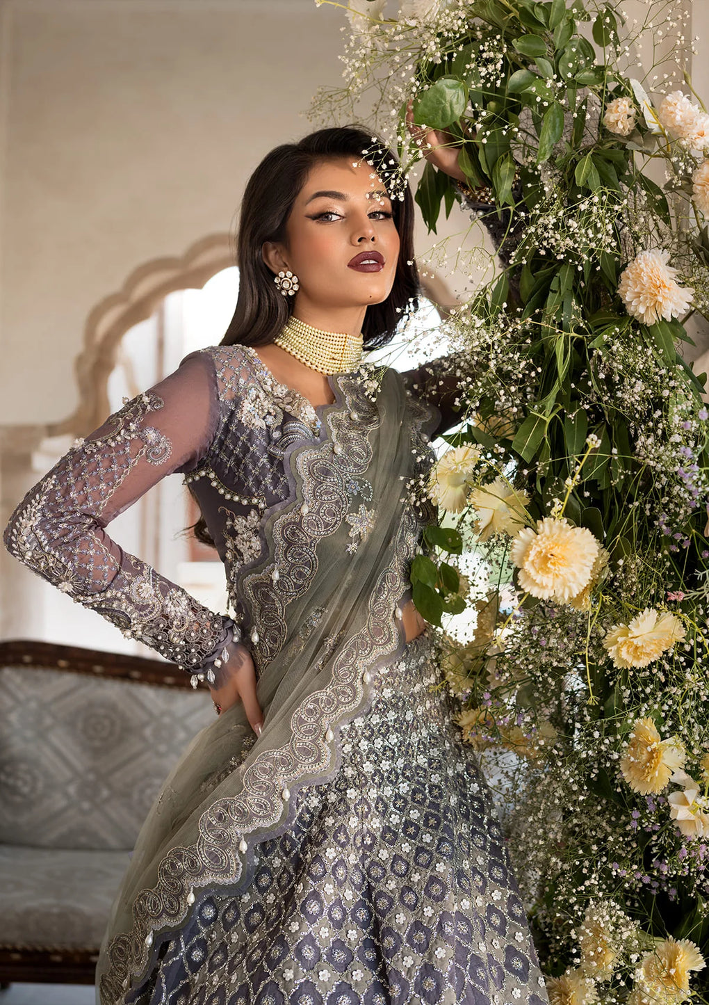 Elaf Premium | Formal Handwork Collection | EFH-02 NAZNEEN - House Of Anaya