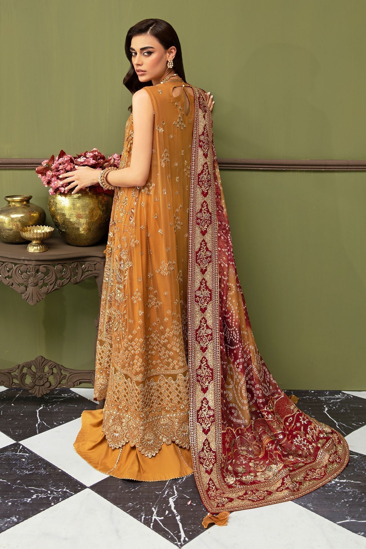 Nureh | Jhoomro Wedding Formals | NL-52 - ZAWIYA - House Of Anaya