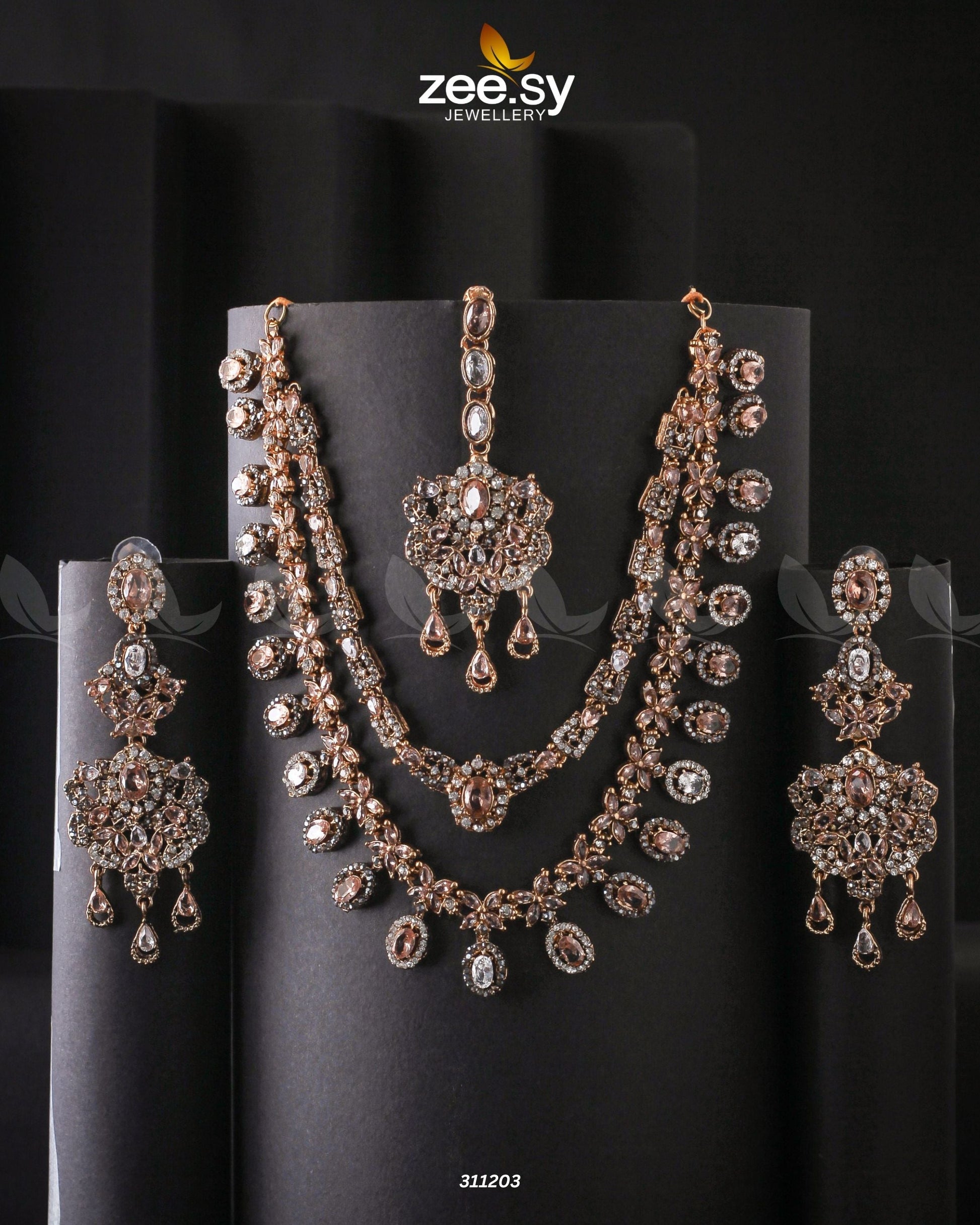 Zarqa Necklace - House Of Zarish