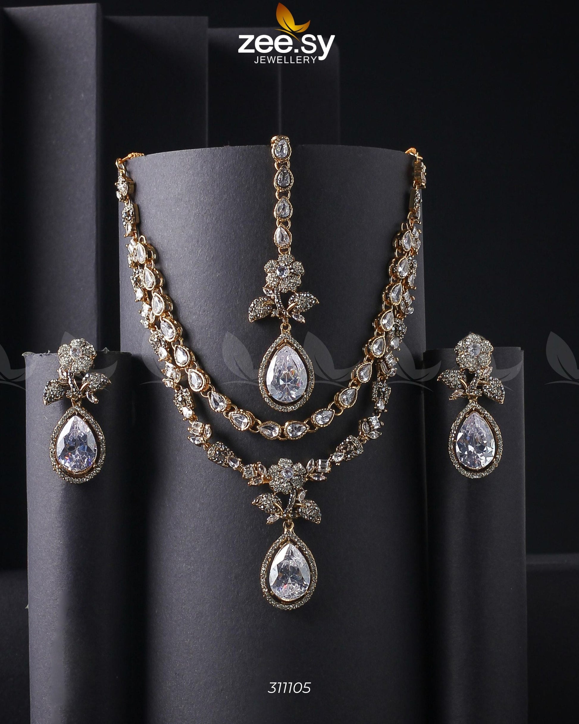 Amelia Necklace Set - House Of Zarish