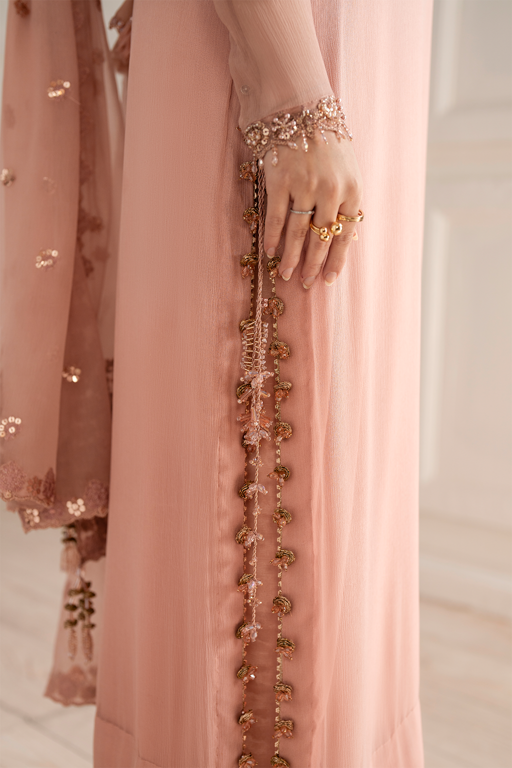 Iznik I Festive Formal I UE-479 Embroidered Chiffon