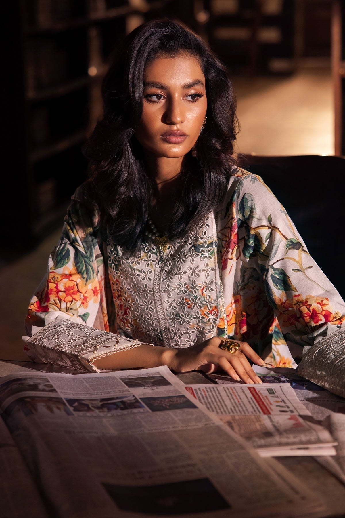 Nureh | Glam Girl Lawn | GL-13 - House Of Anaya