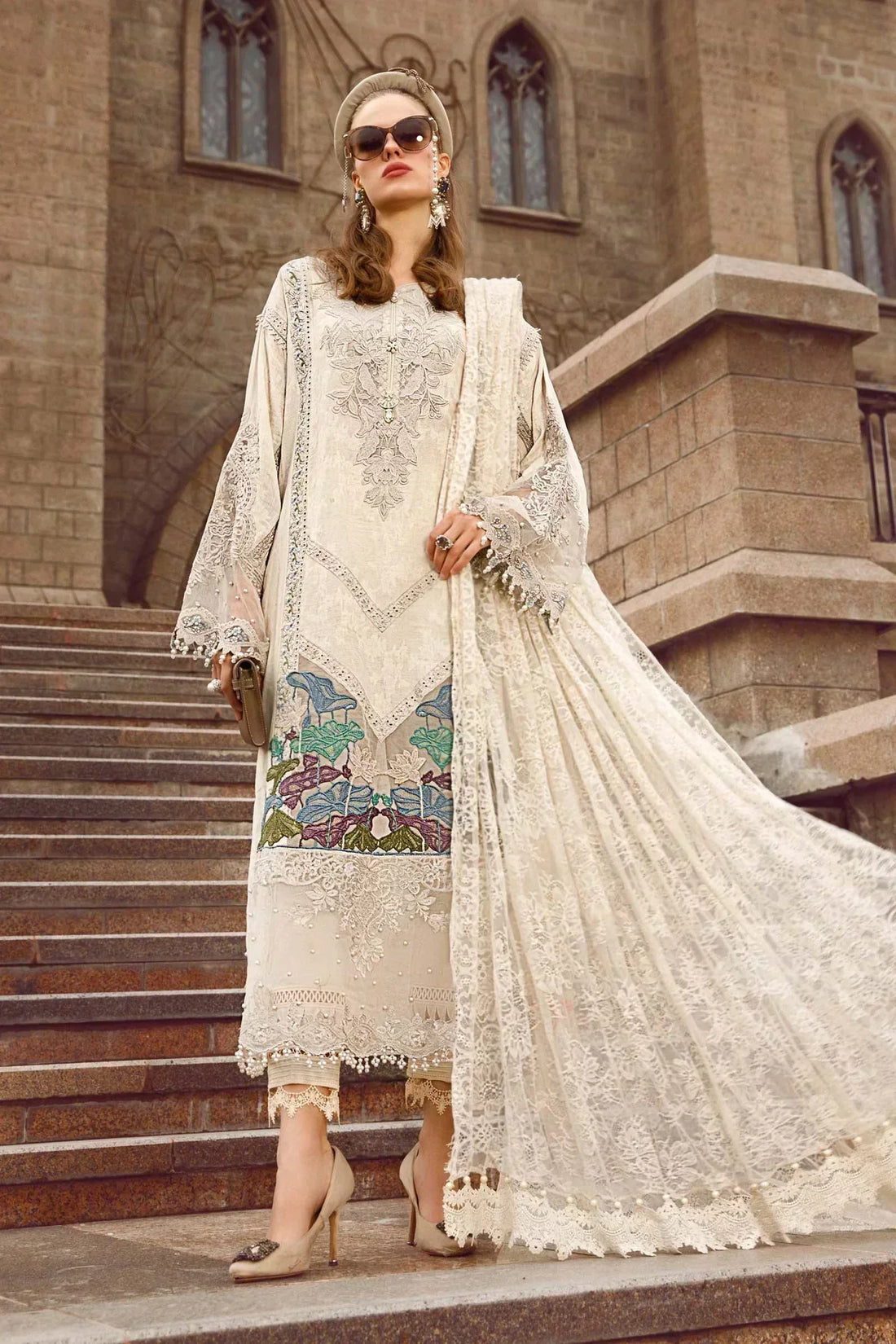 Maria B | Luxury Lawn | D-2307-B - House Of Anaya
