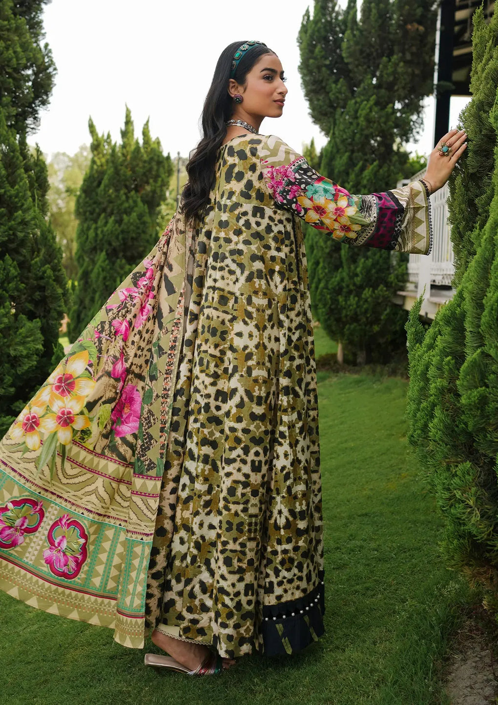 Elaf Premium | Printed Collection 24 | EEP-06B - Wonders - House Of Anaya
