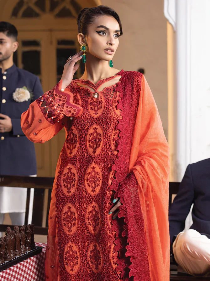 Faiza Faisal | Maya Luxury Lawn | Paula - House Of Anaya