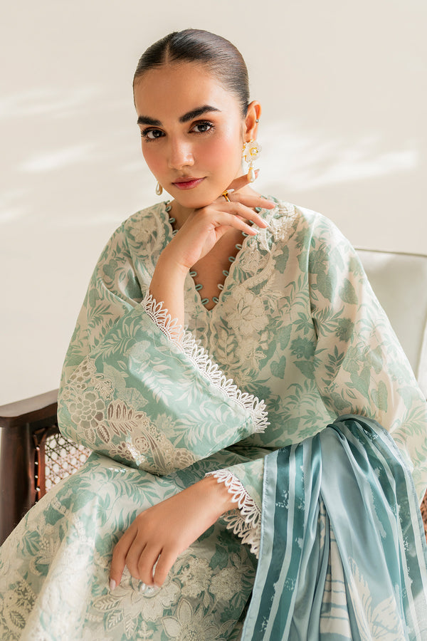 Baroque | Luxury Pret 24 | LAWN UF-677 - House Of Anaya
