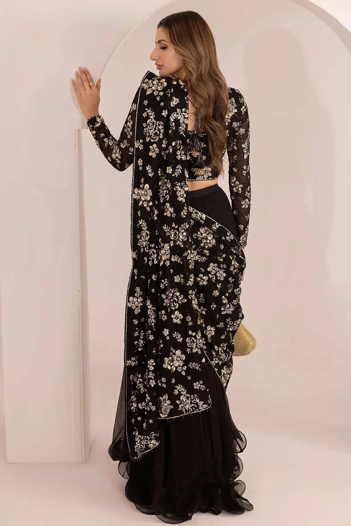 Jazmin | Formals Collection | EMBROIDERED CHIFFON UC-3021 - House Of Anaya