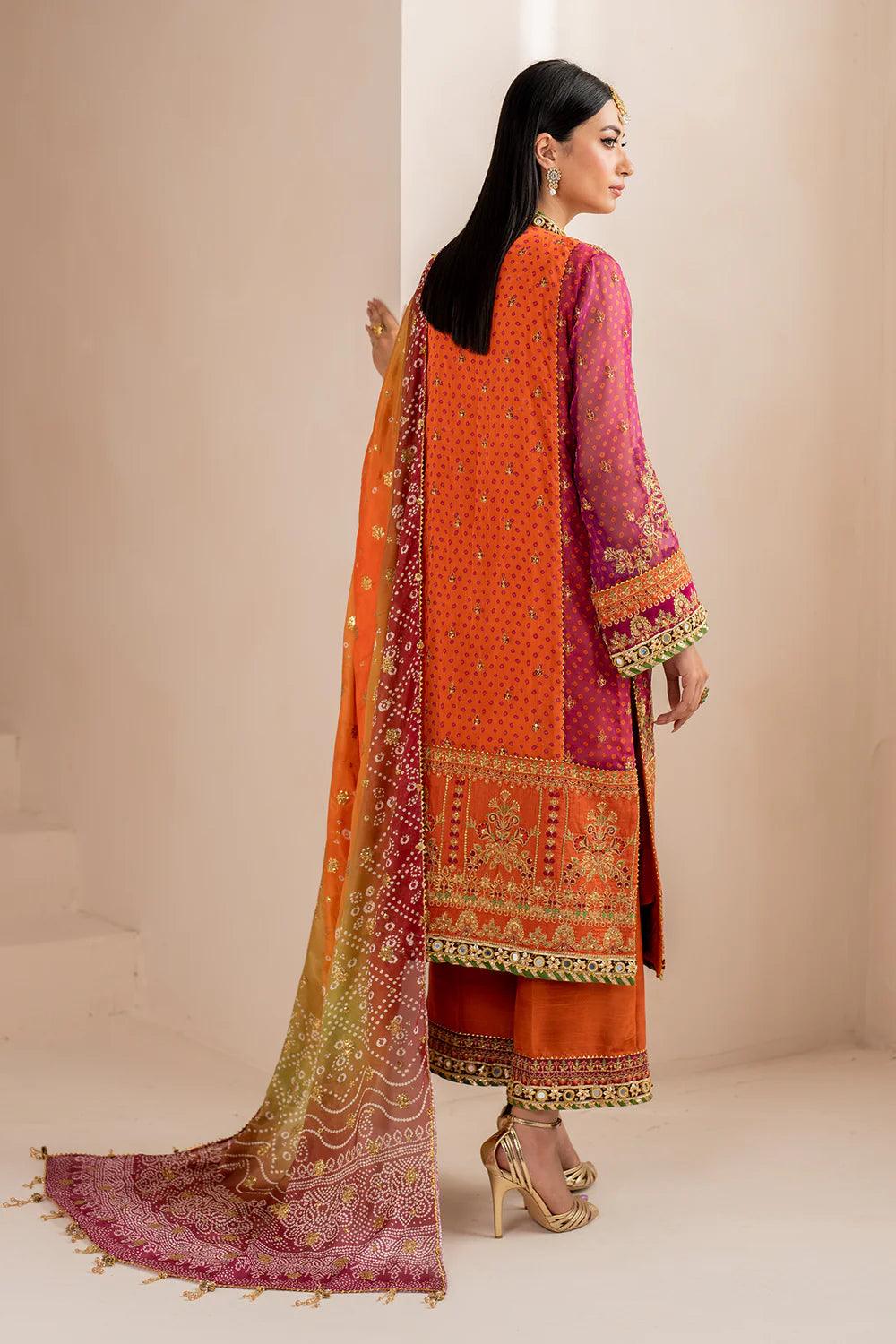 Baroque | Stitched New | EMBROIDERED CHIFFON UF-706 - House Of Anaya
