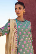 Cross Stitch | Eid Lawn 24 | CHARTREUSE GOLD - House Of Anaya