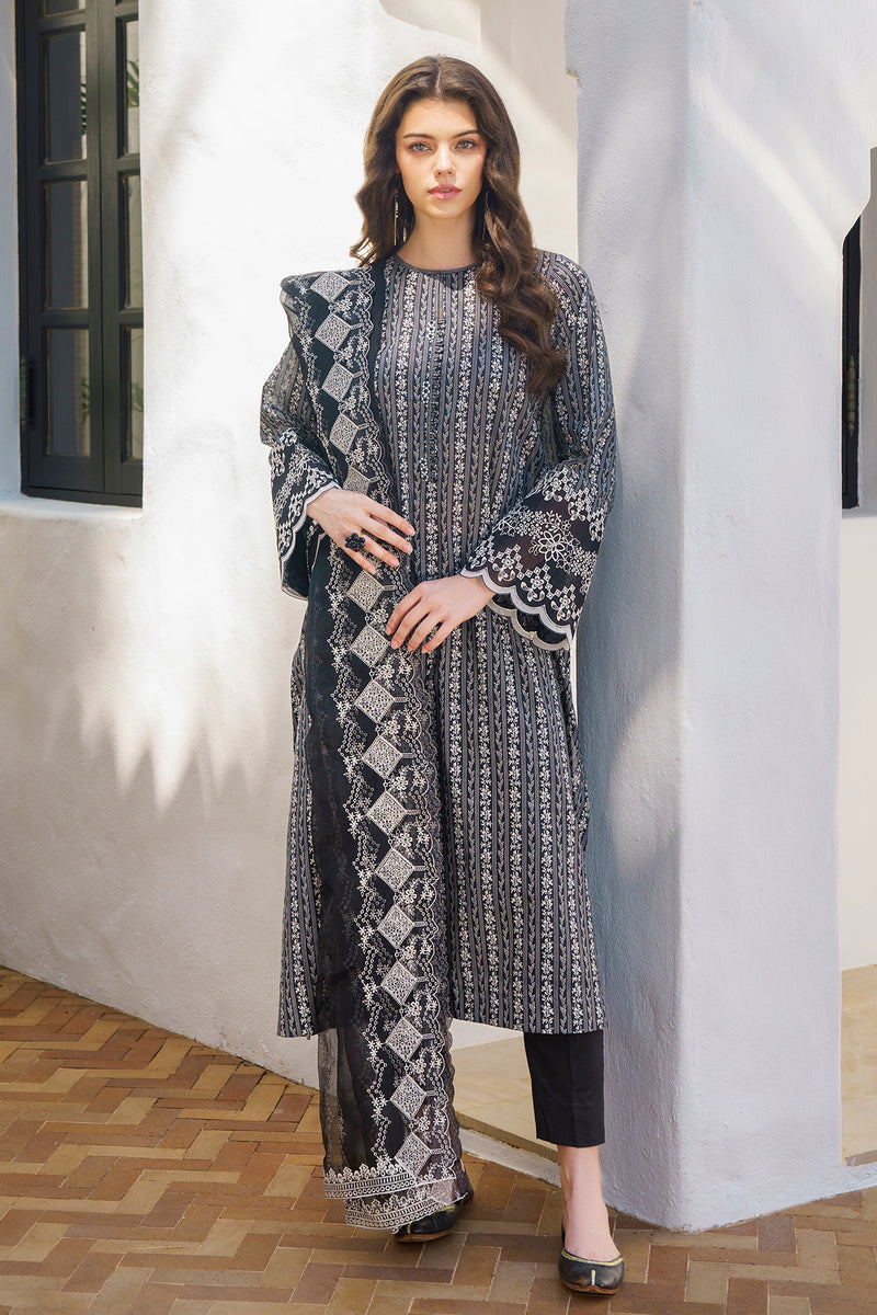 Baroque | Luxury Pret 24 | LAWN UF-573 - House Of Anaya