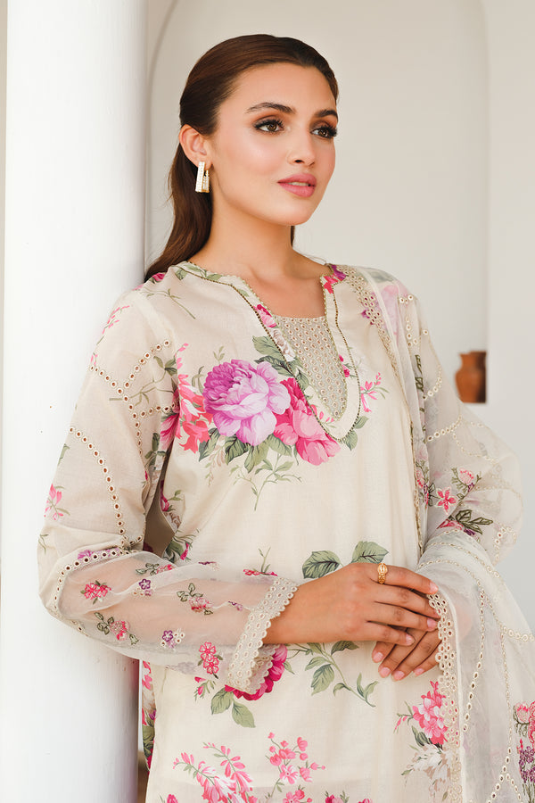Baroque | Luxury Pret 24 | LAWN UF-652 - House Of Anaya