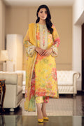 Baroque | Luxury Pret 24 | COTTON PATTI UF-509 - House Of Anaya