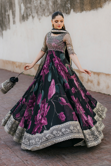 Iznik | Exclusive Formals | UE-321 Printed Chiffon