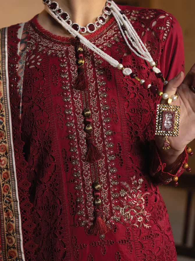 Faiza Faisal | Maya Luxury Lawn | Elif - House Of Anaya