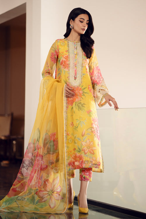 Baroque | Luxury Pret 24 | COTTON PATTI UF-509 - House Of Anaya