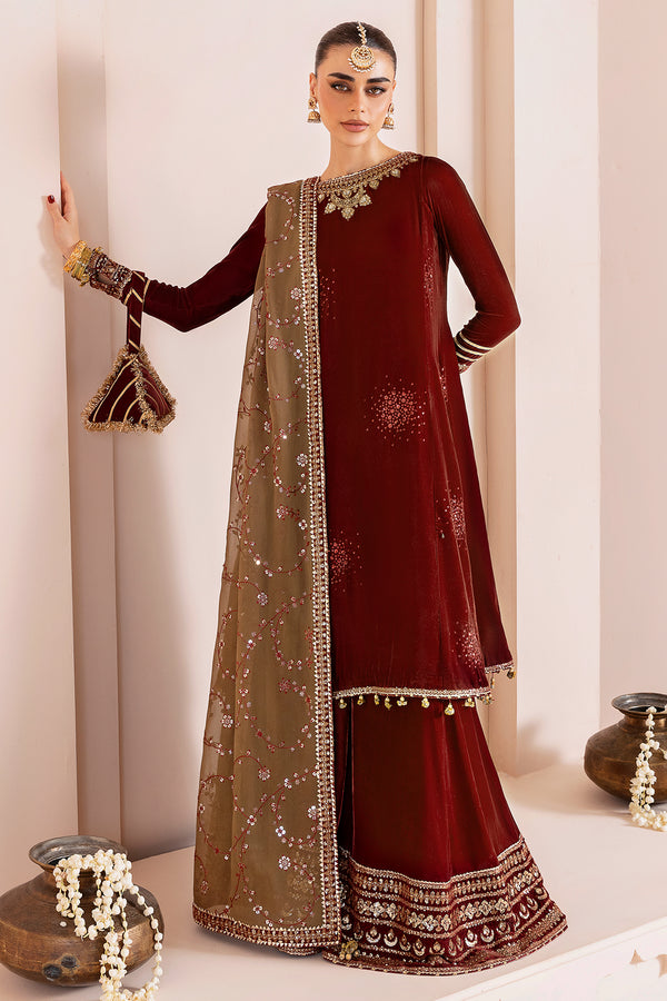 Jazmin | Chandni Velvet Formals 25 | Embroidered Velvet Formal CVF D-07
