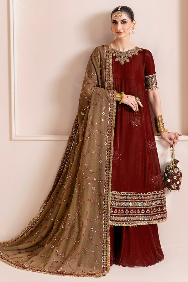 Jazmin | Chandni Velvet Formals 25 | Embroidered Velvet Formal CVF D-13