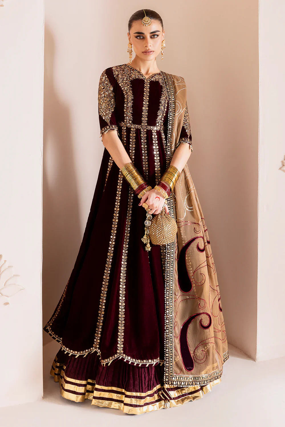 jazmin | Chandani Velvet Formals '25 |Embroidered Velvet Formal CVF D-12