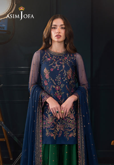 Asim Jofa | Lumiere Formals | AJLFC-07 EMBROIDERED NET