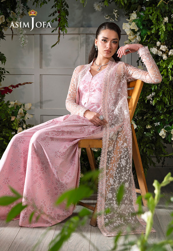 Asim Jofa | Lumiere Formals | AJLFC-02 EMBROIDERED ORGANZA