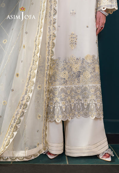 Asim Jofa | Lumiere Formals | AJLFC-03 EMBROIDERED ORGANZA