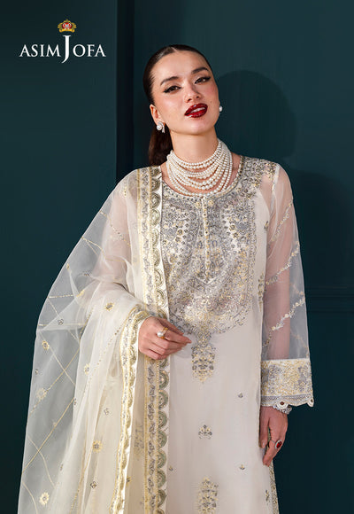 Asim Jofa | Lumiere Formals | AJLFC-03 EMBROIDERED ORGANZA