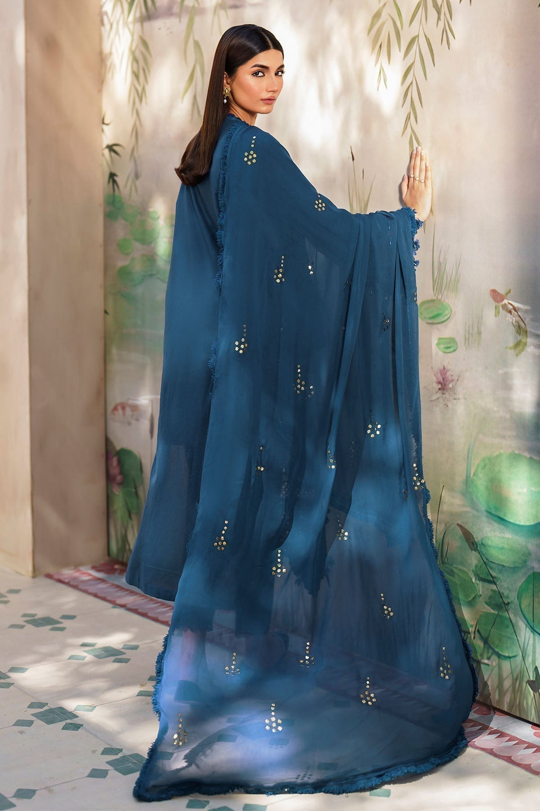 Nureh | Bazaar Lawn | NS-137 - House Of Anaya