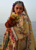 Hussain Rehar | Kalabagh Luxury Lawn 26 | Ochre