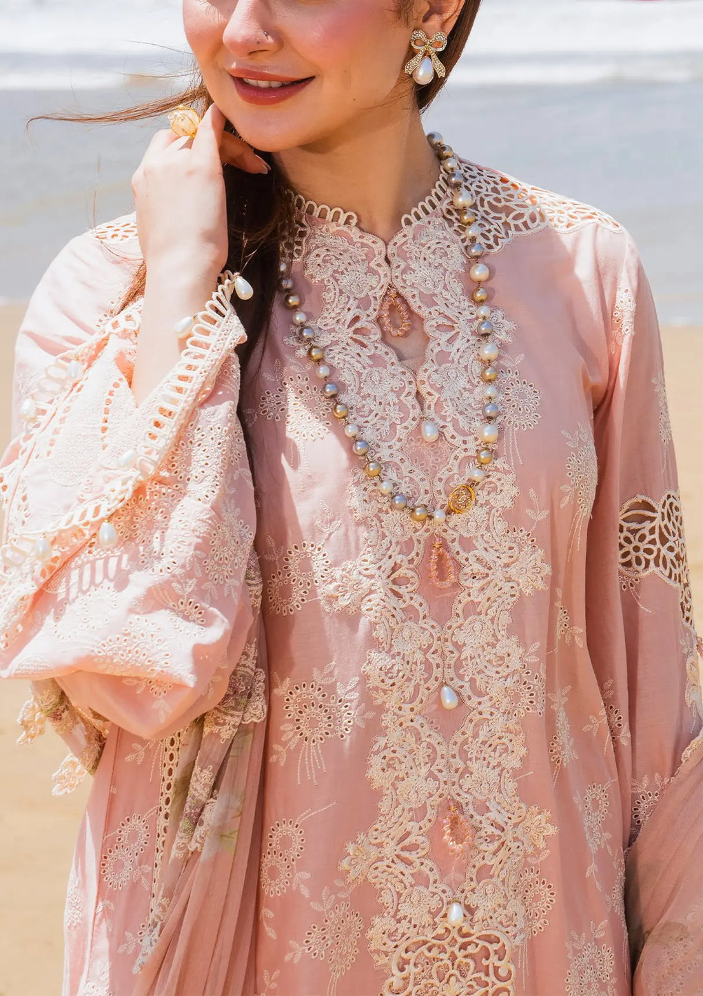 Elaf Premium | Hai Kuch Festive Lawn 24 | EHK-07 Pareesa - House Of Anaya
