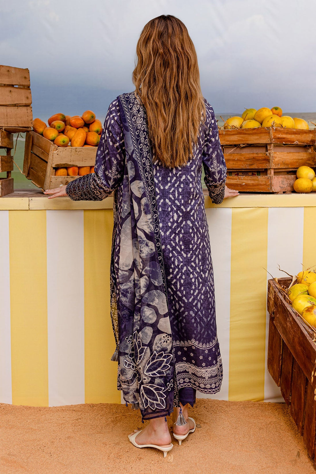 Nureh | Gardenia Lawn 25 | NSG-182 - House Of Anaya