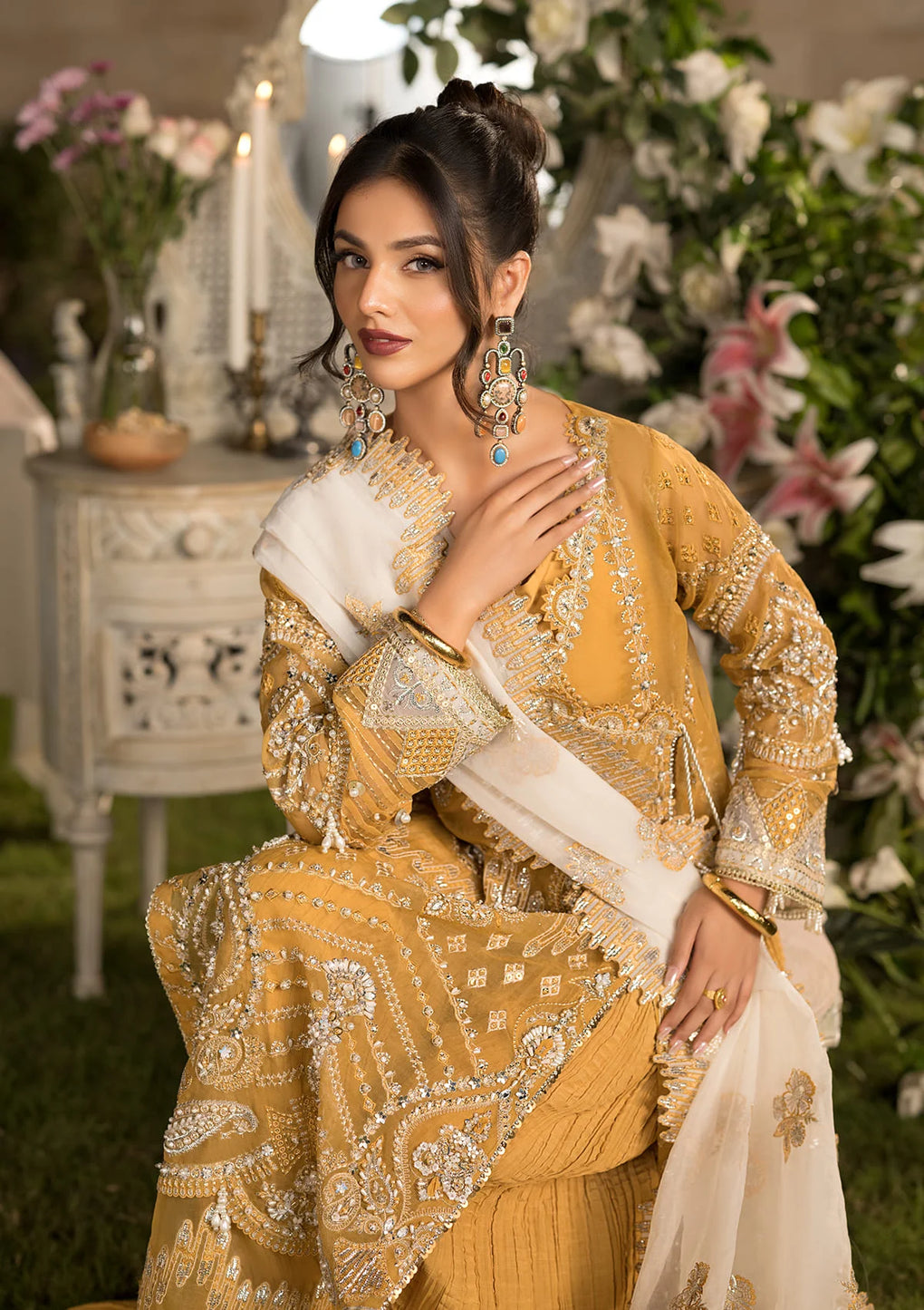 Elaf Premium | Formal Handwork Collection | EFH-07 SAHAR - House Of Anaya