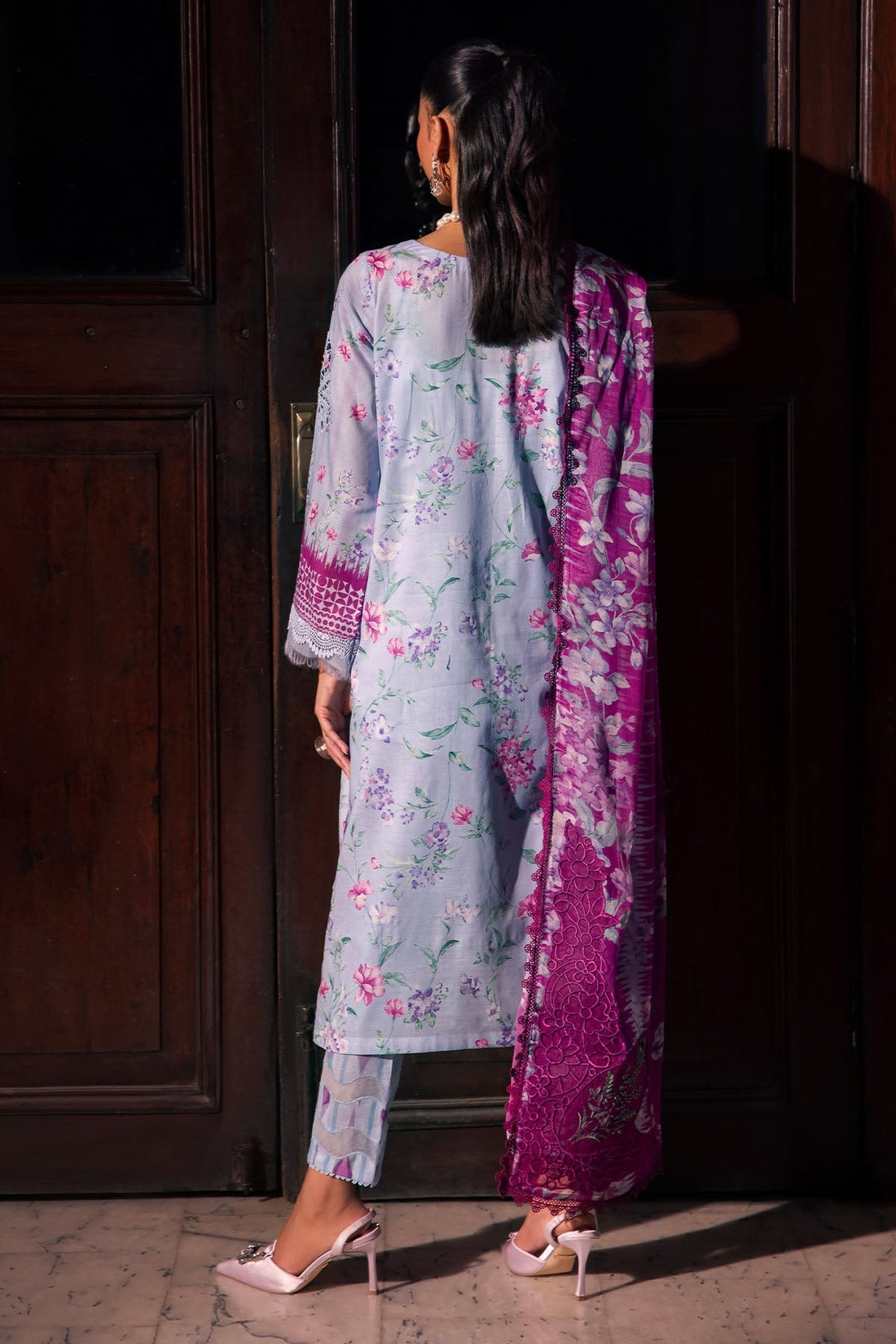 Nureh | Glam Girl Lawn | GL-17 - House Of Anaya