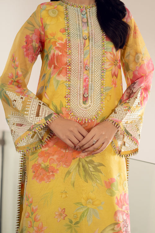Baroque | Luxury Pret 24 | COTTON PATTI UF-509 - House Of Anaya