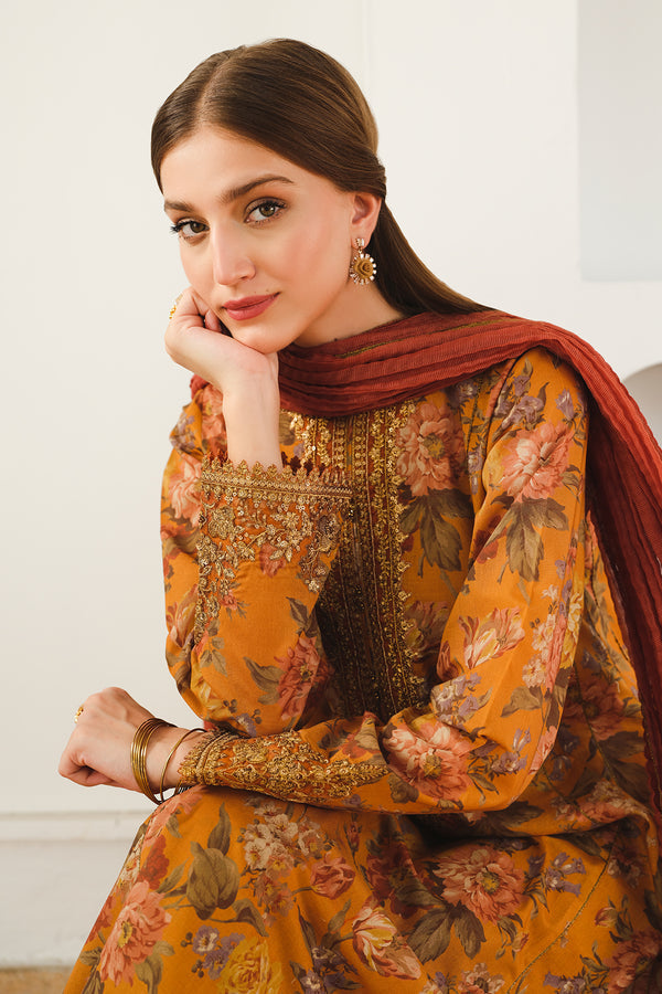 Baroque | Luxury Pret 24 | LAWN UF-653 - House Of Anaya