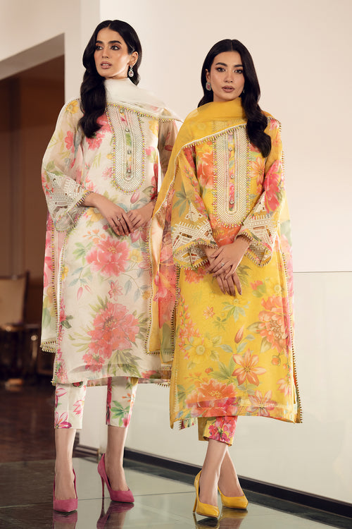 Baroque | Luxury Pret 24 | COTTON PATTI UF-509 - House Of Anaya
