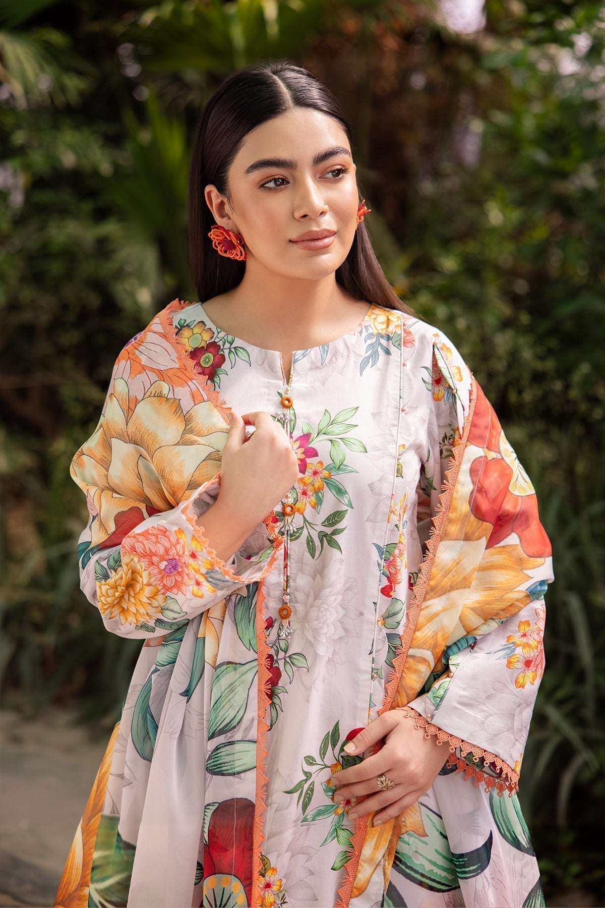 Alizeh | Sheen Lawn Prints 24 | ORCHID - House Of Anaya