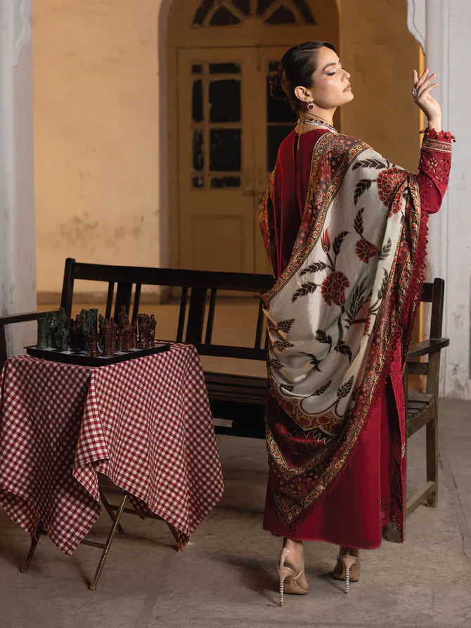 Faiza Faisal | Maya Luxury Lawn | Elif - House Of Anaya