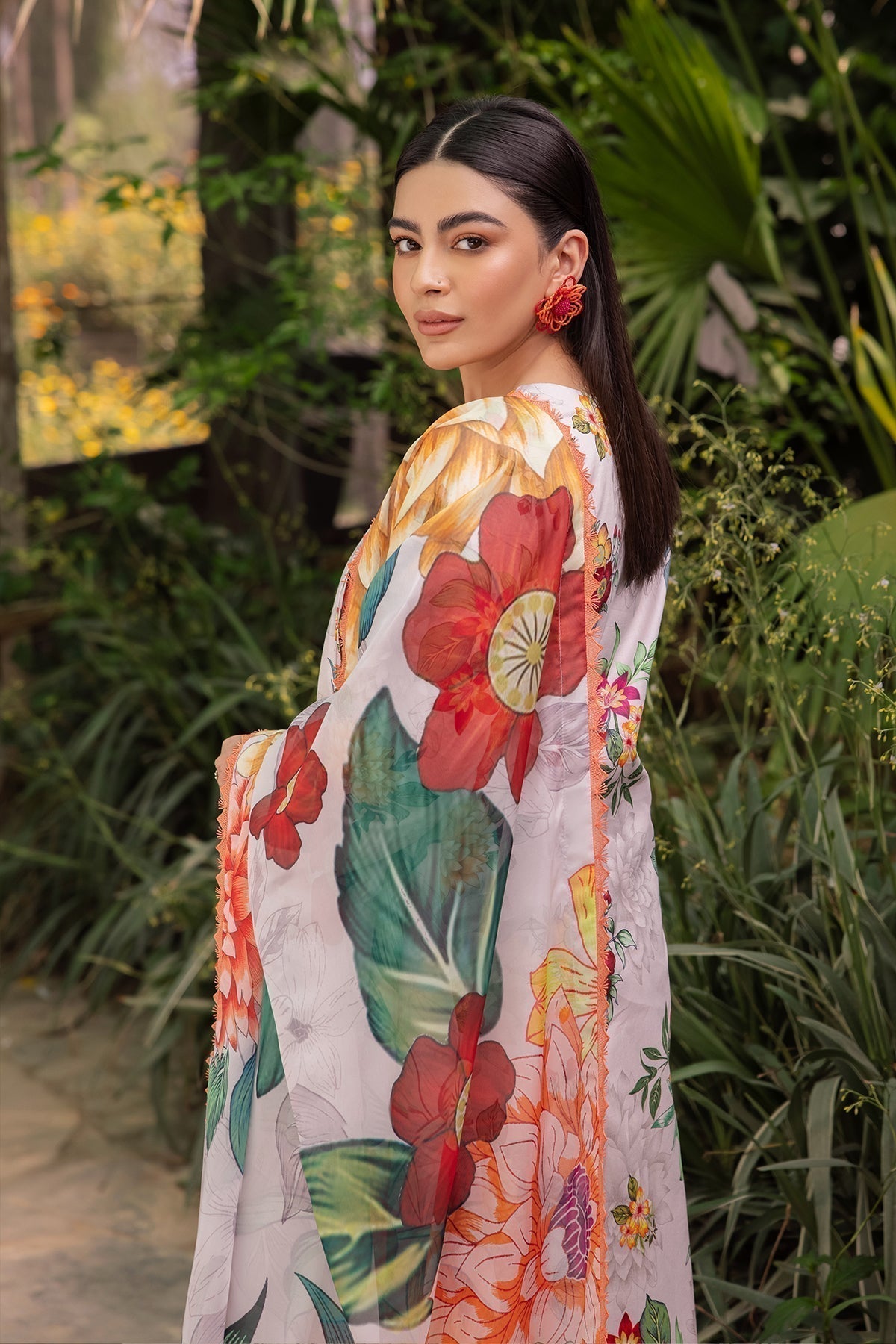 Alizeh | Sheen Lawn Prints 24 | ORCHID - House Of Anaya
