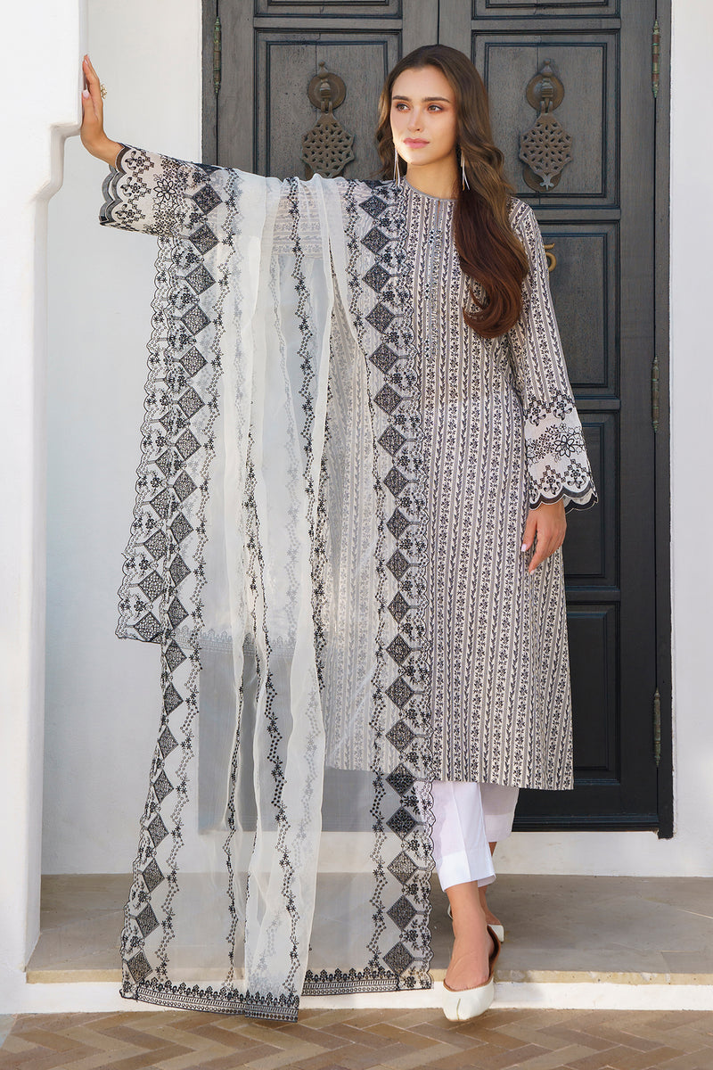 Baroque | Luxury Pret 24 | LAWN UF-574 - House Of Anaya