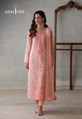 Asim Jofa | luxury Pret'26 | AJLPN-07 Embroidered Poly Net Stitched 3pcs