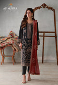 Asim Jofa | luxury Pret'26 | AJLPN-06 Embroidered Poly Silk Stitched 3pcs