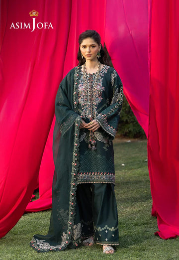 Asim Jofa | Ishq e Eid | AJULW-06 Embroidered Lawn 3 Pcs