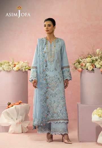 Asim Jofa | Ishq e Eid | AJULW-10 Embroidered Lawn  3 Pcs